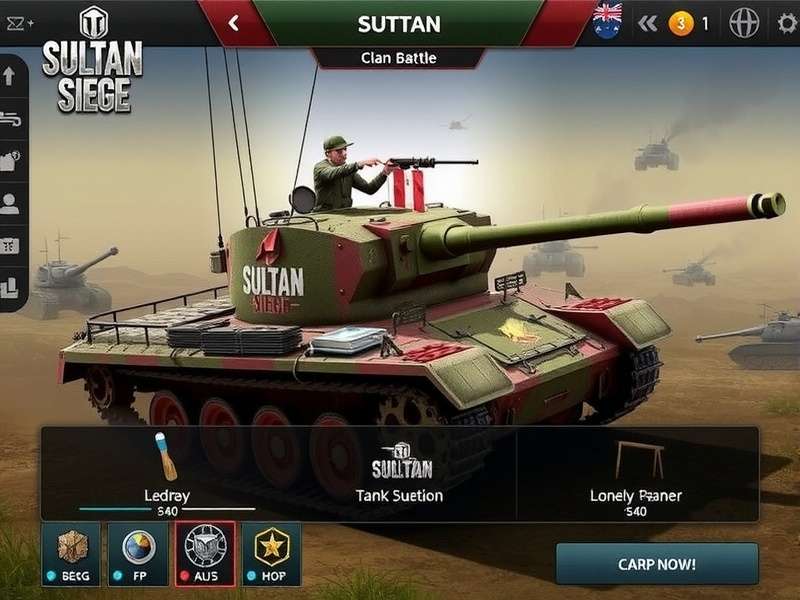 Sultan Tank Siege gameplay screenshot