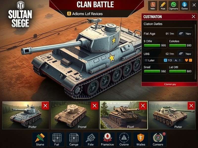 Sultan Tank Siege clan battle